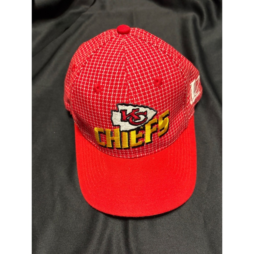 Vintage 90s Kansas City Chiefs Logo Athletic NFL Pro Line Strapback Hat Cap